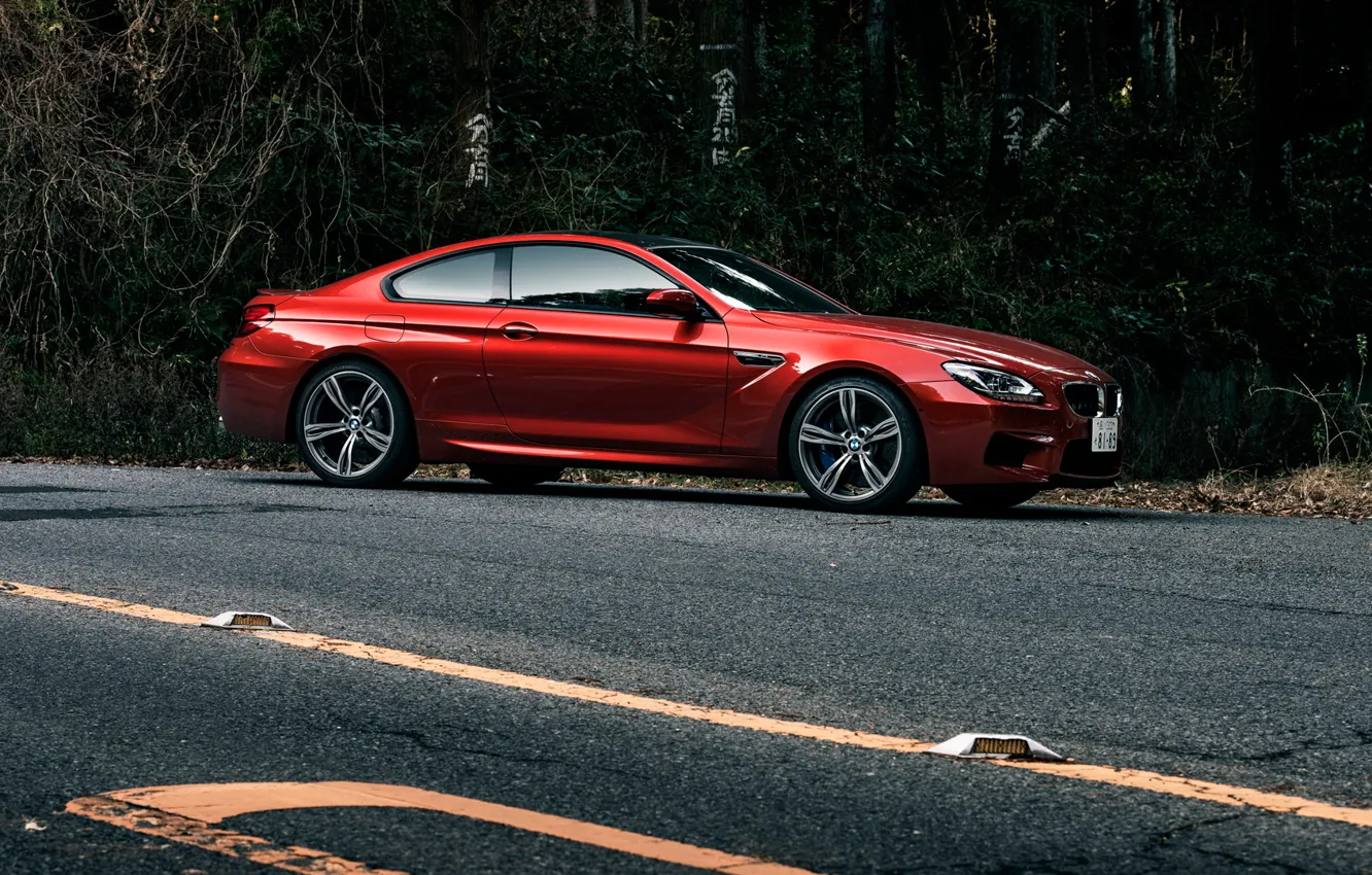 Photo wallpaper auto, tuning, BMW, coupe, red, bmw m6