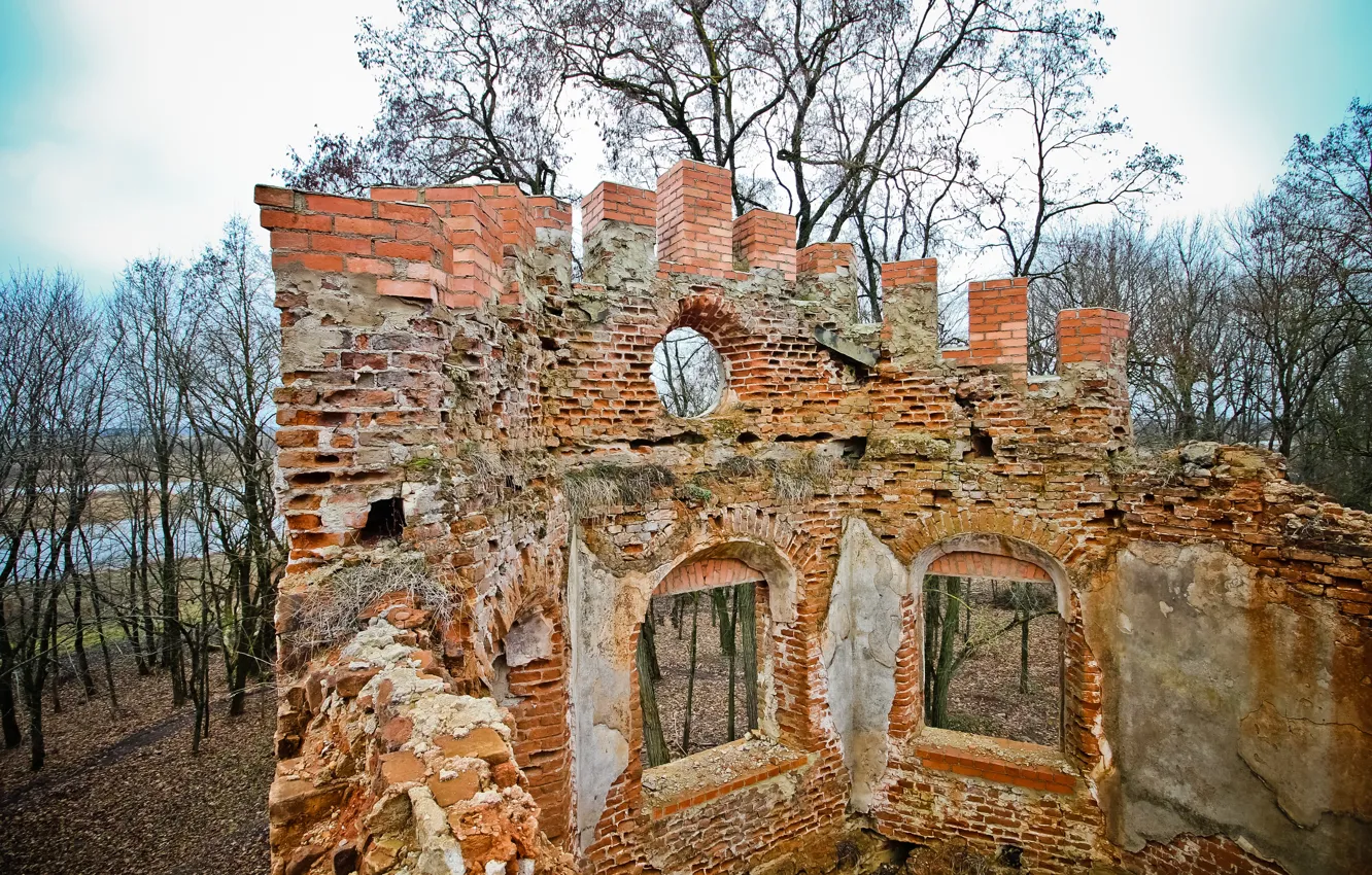 Photo wallpaper estate, Belarus, Nadneman, Nadneman, On the face