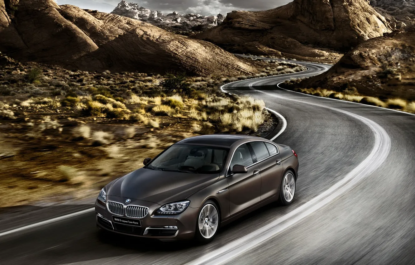 Photo wallpaper BMW, BMW, 6 series, F06, 2015, gran coupe