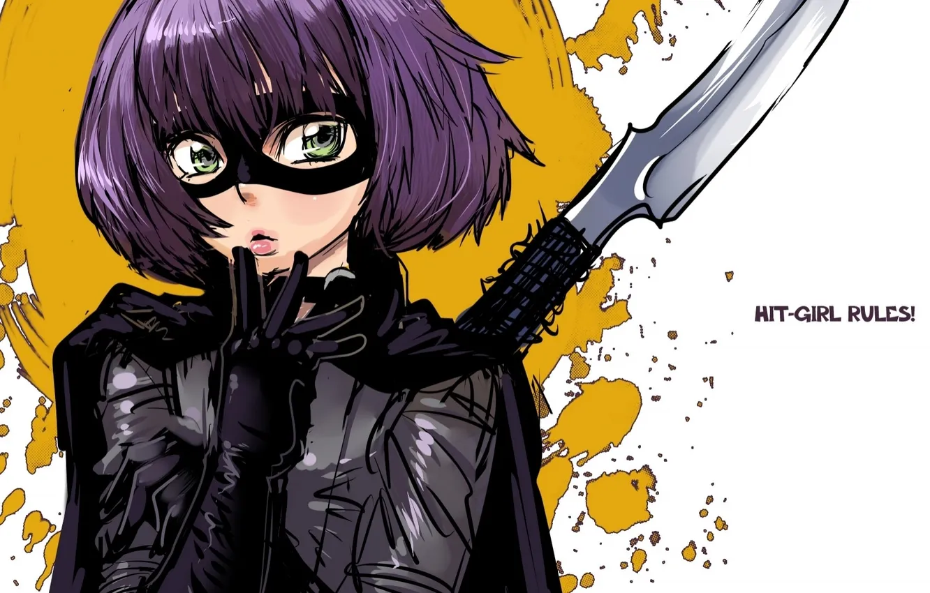 Photo wallpaper hit girl, Kick-Ass, Chloe, Hit-Girl, Moretz