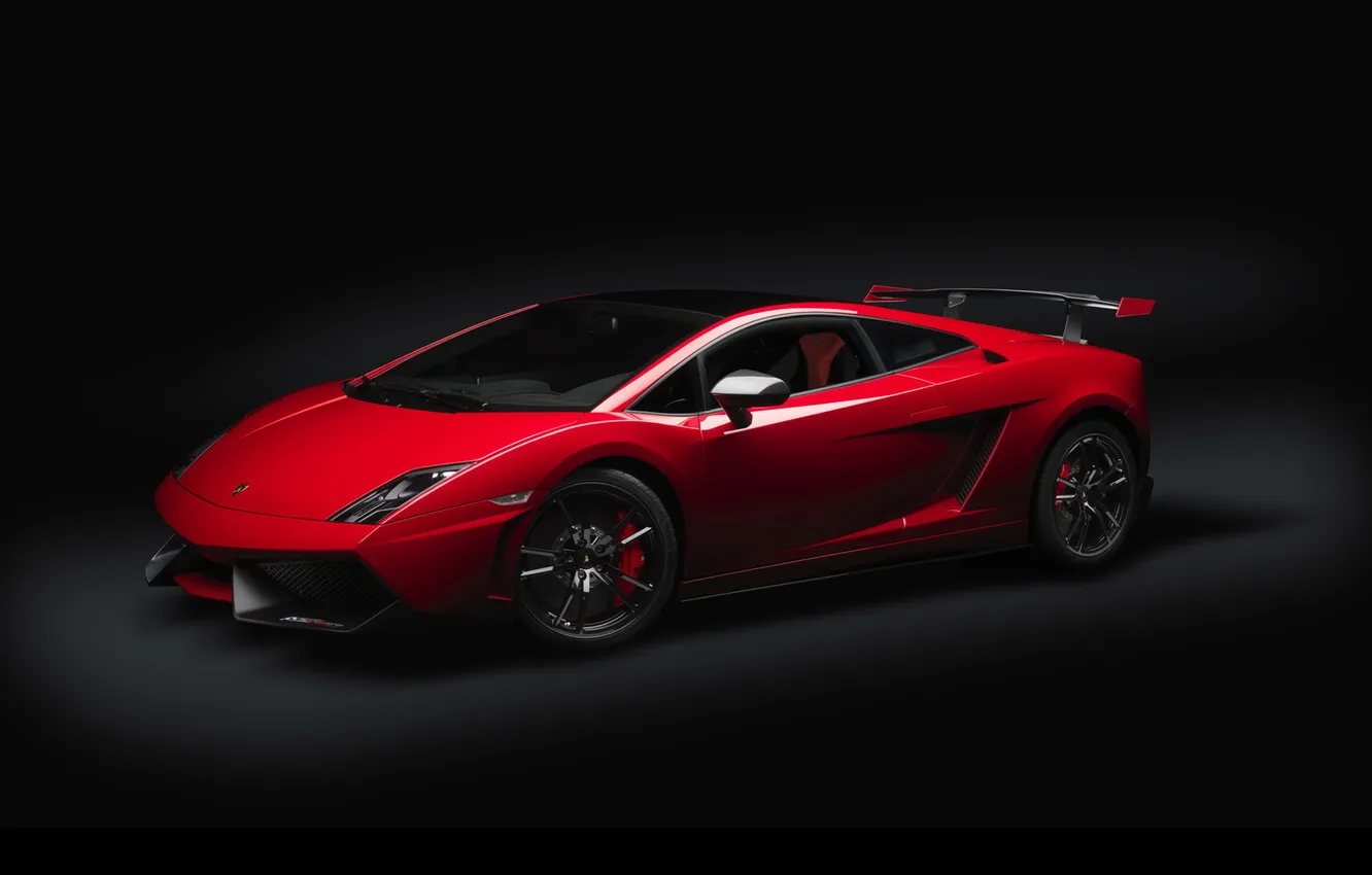 Photo wallpaper red, Lamborghini, Gallardo, 2012, Lamborghini, LP-570-4
