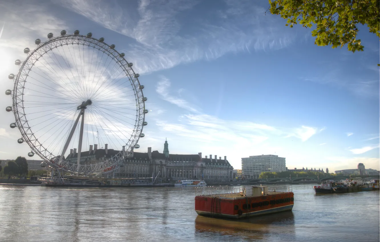 Photo wallpaper city, the city, photographer, photography, Lies Thru a Lens, London Eye at Dawn
