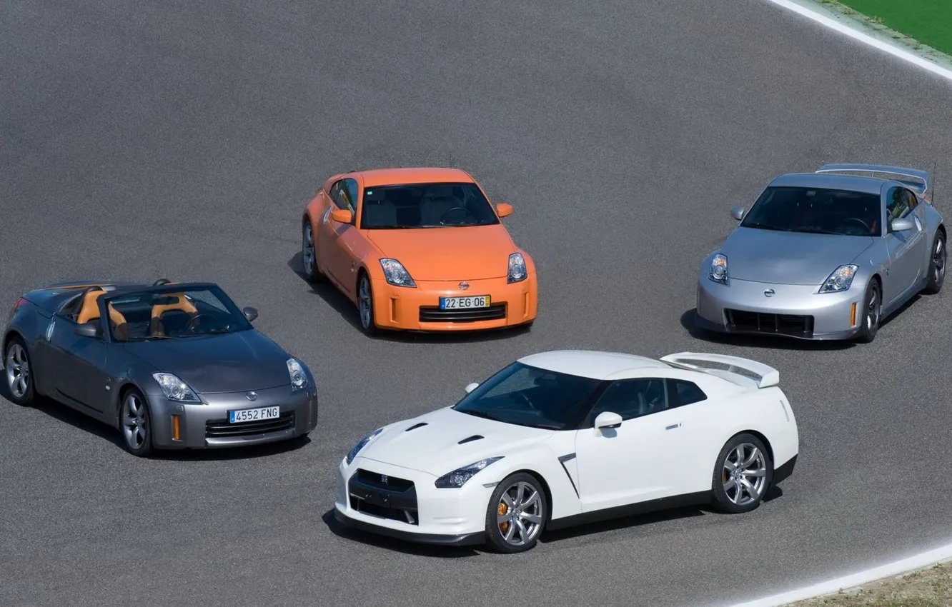 Photo wallpaper R35, nissan 350z, nissan 370z, Nissan GTR