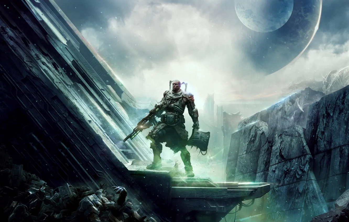 Photo wallpaper warrior, male, game, fighting game, Action role-playing game, Immortal: Unchained