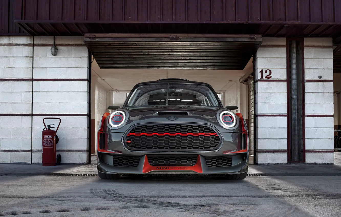Photo wallpaper Concept, Mini, Cooper, front view, 2017, John Cooper Works GP