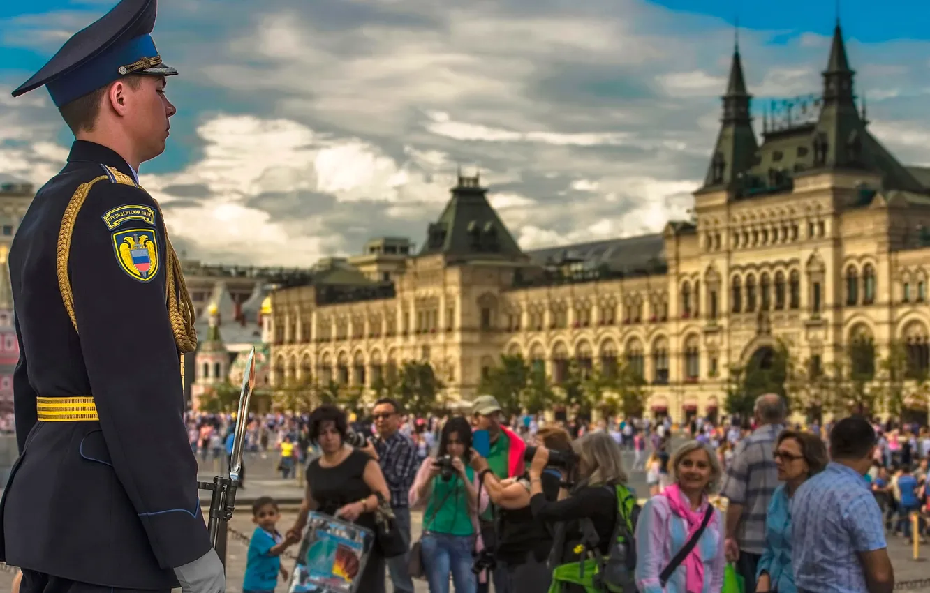 Photo wallpaper Moscow, guard, the presidential regiment
