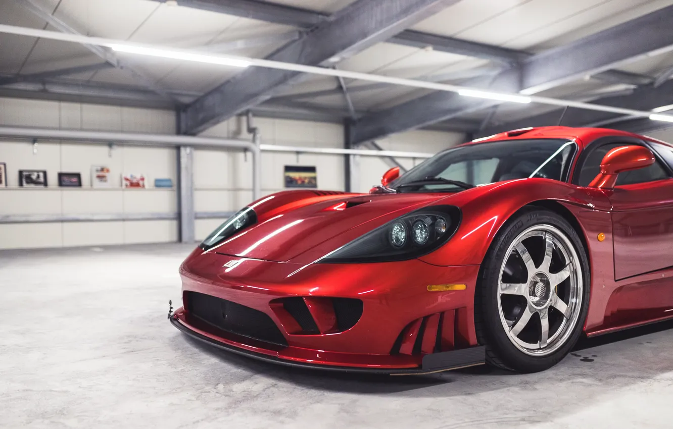 Photo wallpaper Saleen, close-up, Front, S7, SALEEN S7 Twin Turbo