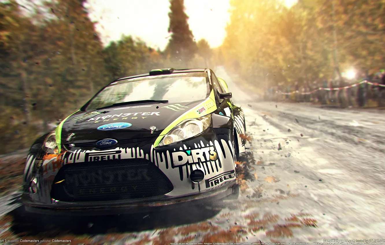 Photo wallpaper dirt, Ford, dirt 3, Rally