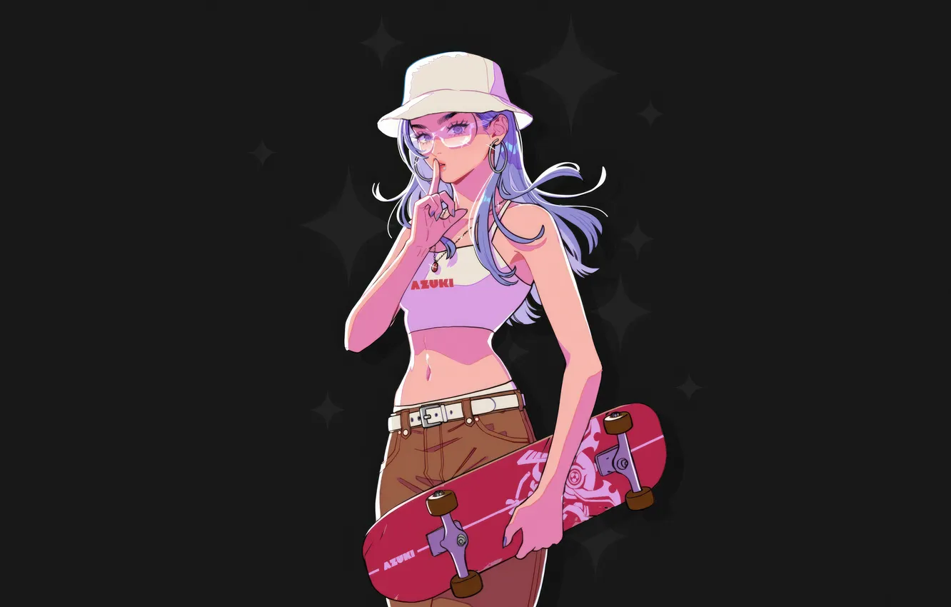 Photo wallpaper girls, games, yuki, skate, Character