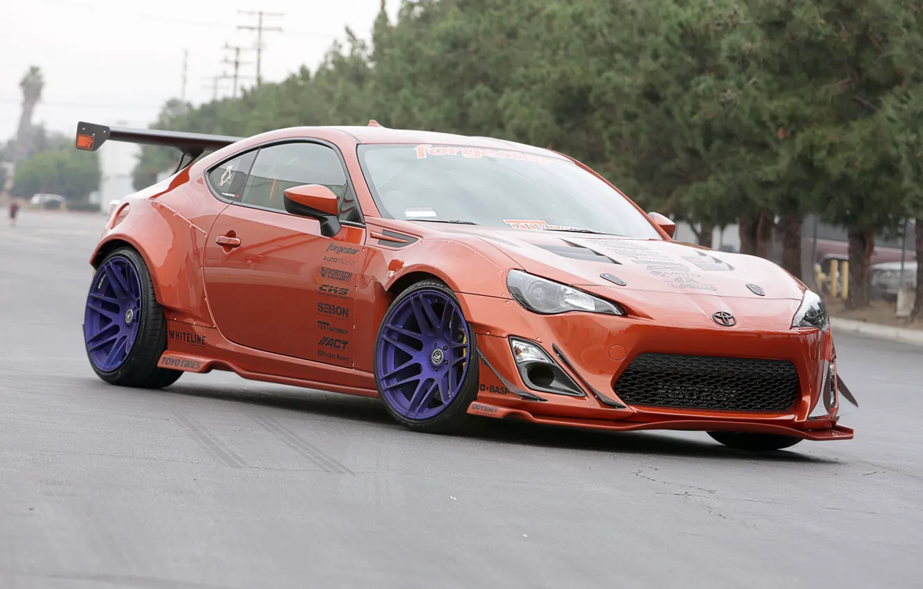 Photo wallpaper Toyota, tuning, Widebody