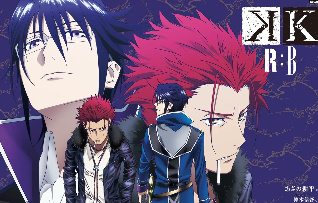 Photo wallpaper K Project, Munakata Thigh, Suoh Mikoto