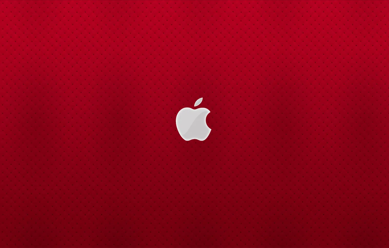 Photo wallpaper Apple, Red, Mac, D.R