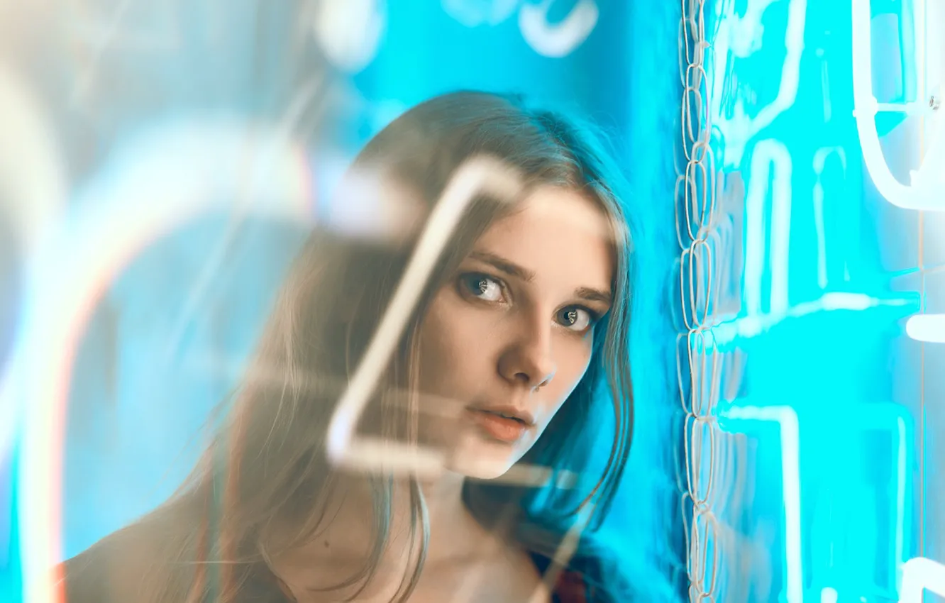 Photo wallpaper look, girl, Natasha Tikhomirova, Nikita Bushuev