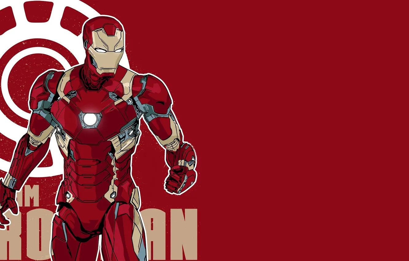 Photo wallpaper costume, Iron Man, Iron Man