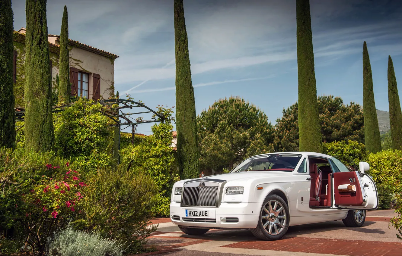 Photo wallpaper Villa, Rolls-Royce, Phantom, Coupe, Drophead