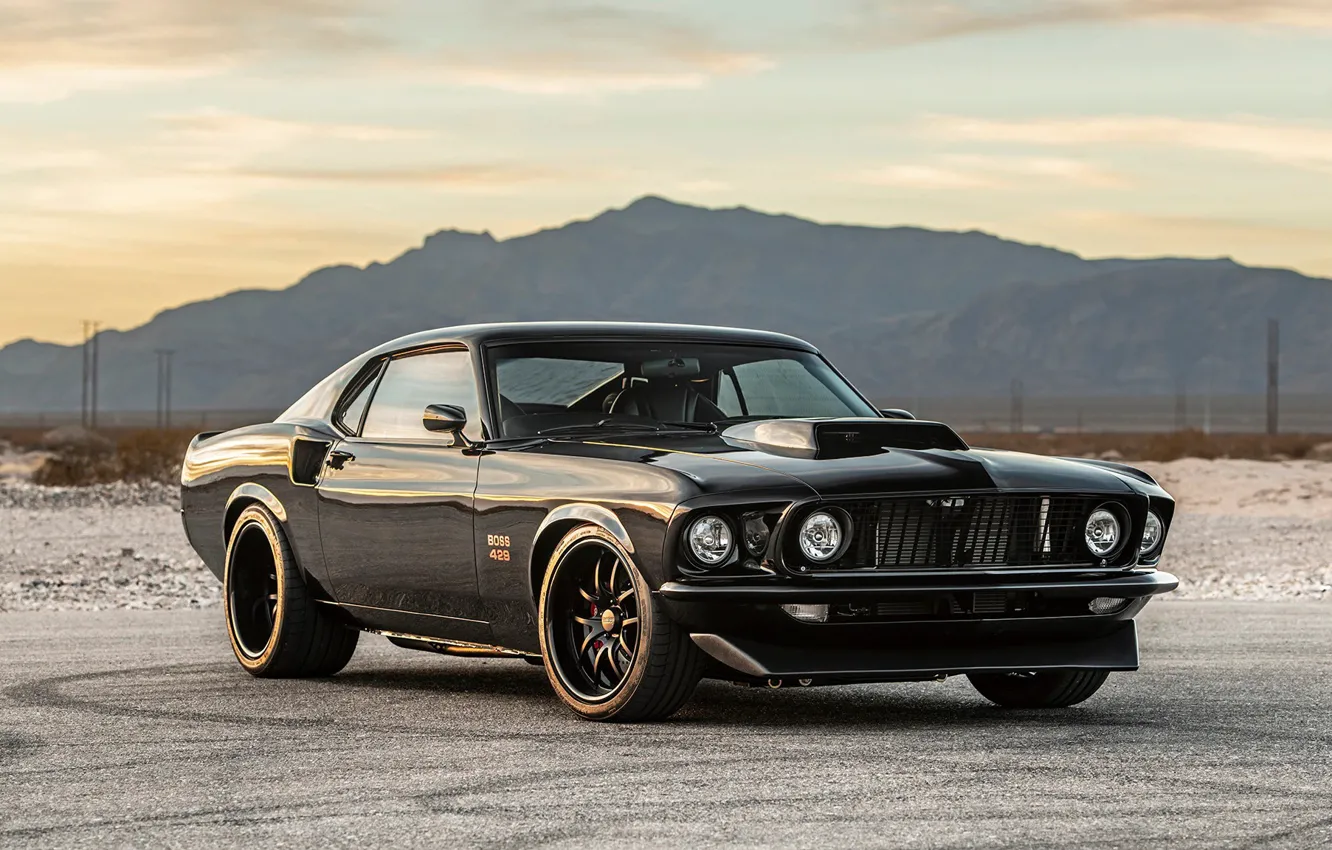 Photo wallpaper Muscle, Ford Mustang, Coupe, Vehicle, Boss 429