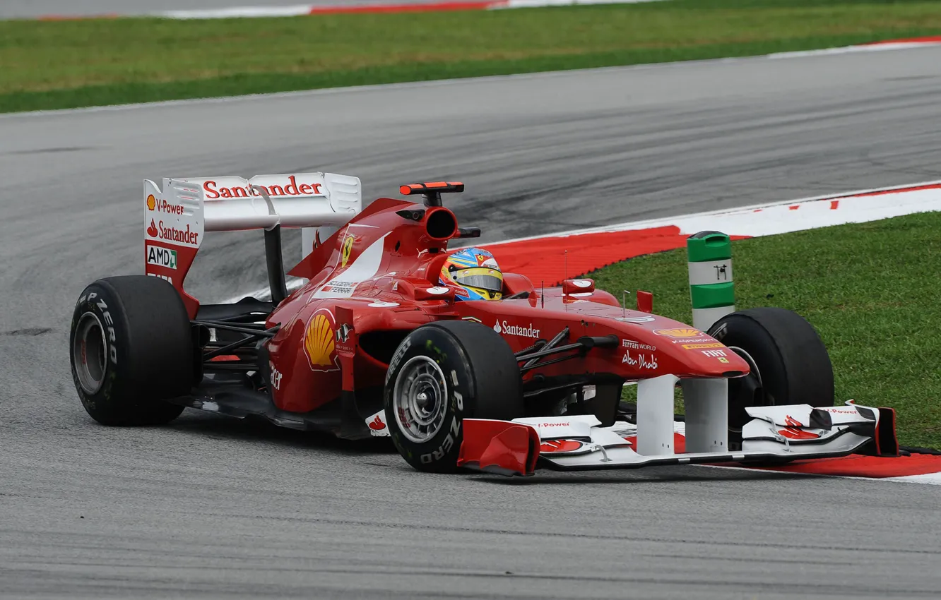 Photo wallpaper formula 1, ferrari, Ferrari, formula 1, 2011, Fernando Alonso, Malaysian GP, Fernando Alonso