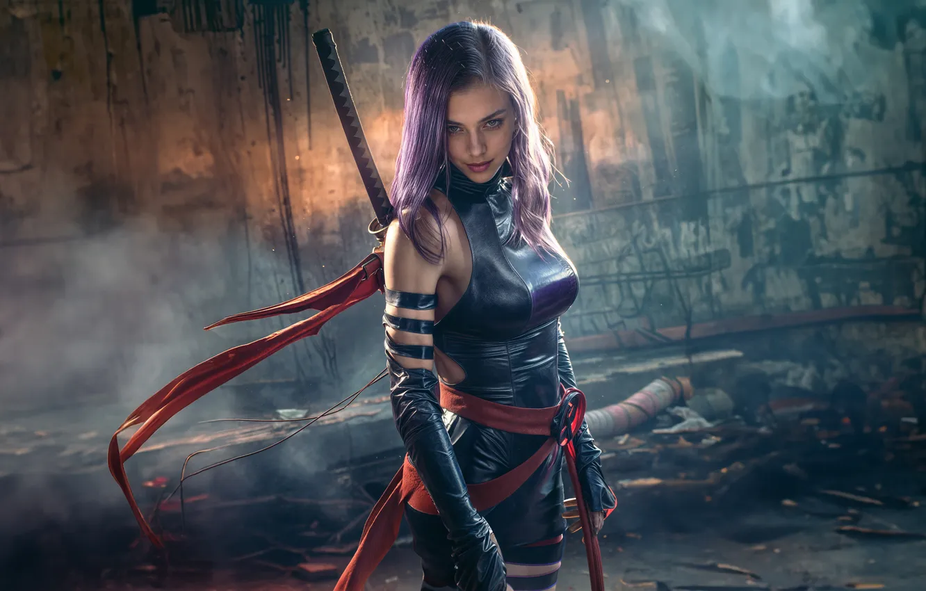 Photo wallpaper Psylocke, Unleashed, superheroine