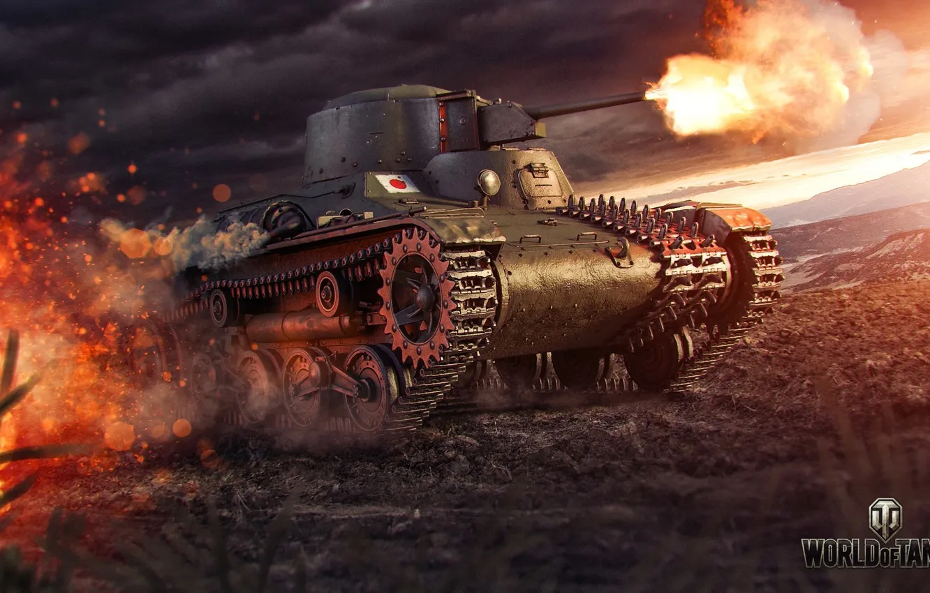 Photo wallpaper Japan, tank, Japan, WoT, tank, World of Tanks, tanks, World Of Tanks