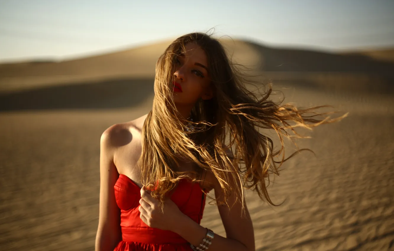 Photo wallpaper girl, background, portrait