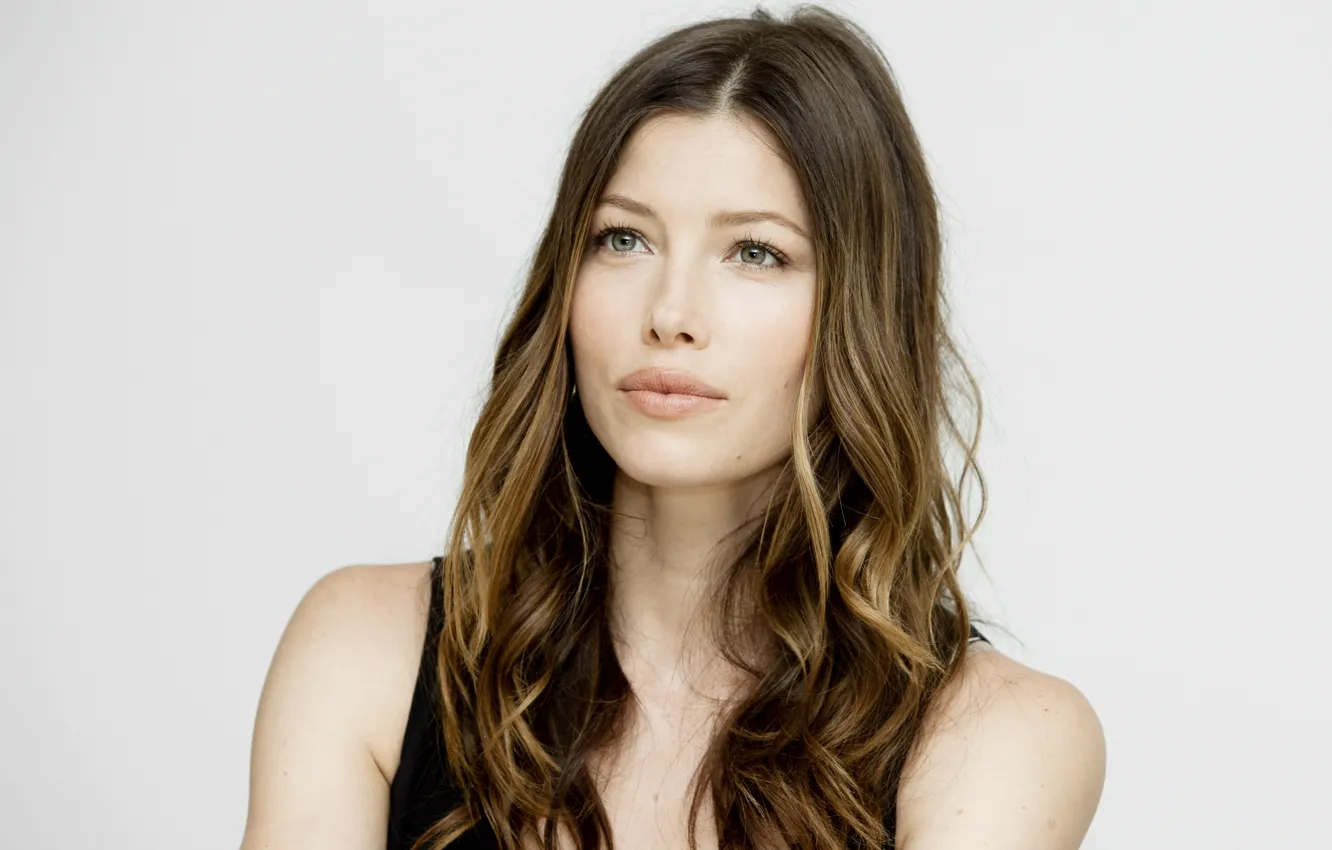 Photo wallpaper portrait, actress, Jessica Biel