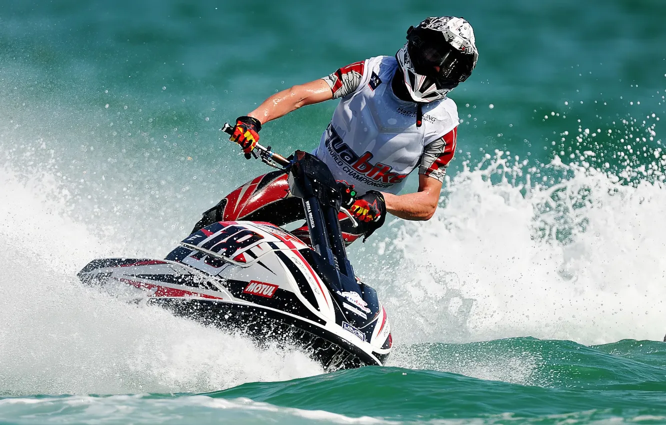 Photo wallpaper race, boat, speed