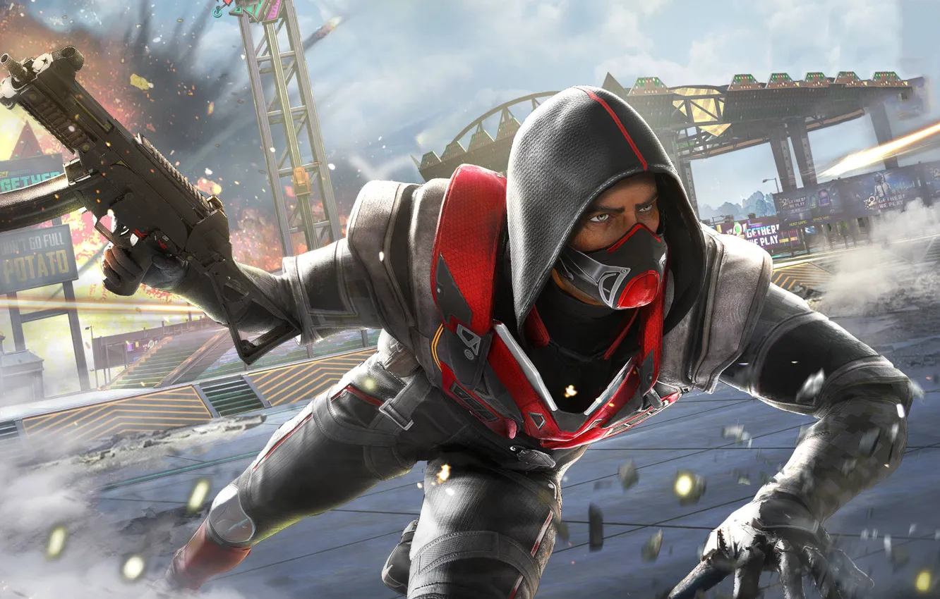 Photo wallpaper the explosion, game, PlayerUnknown's Battlegrounds, PUBG Corporation