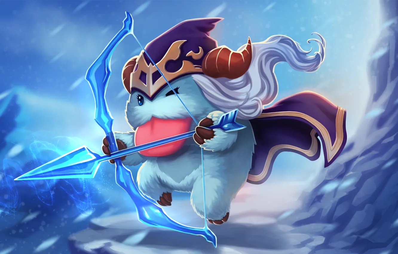 Photo wallpaper League of Legends, Ashe, LoL, Poro, lollatino.net
