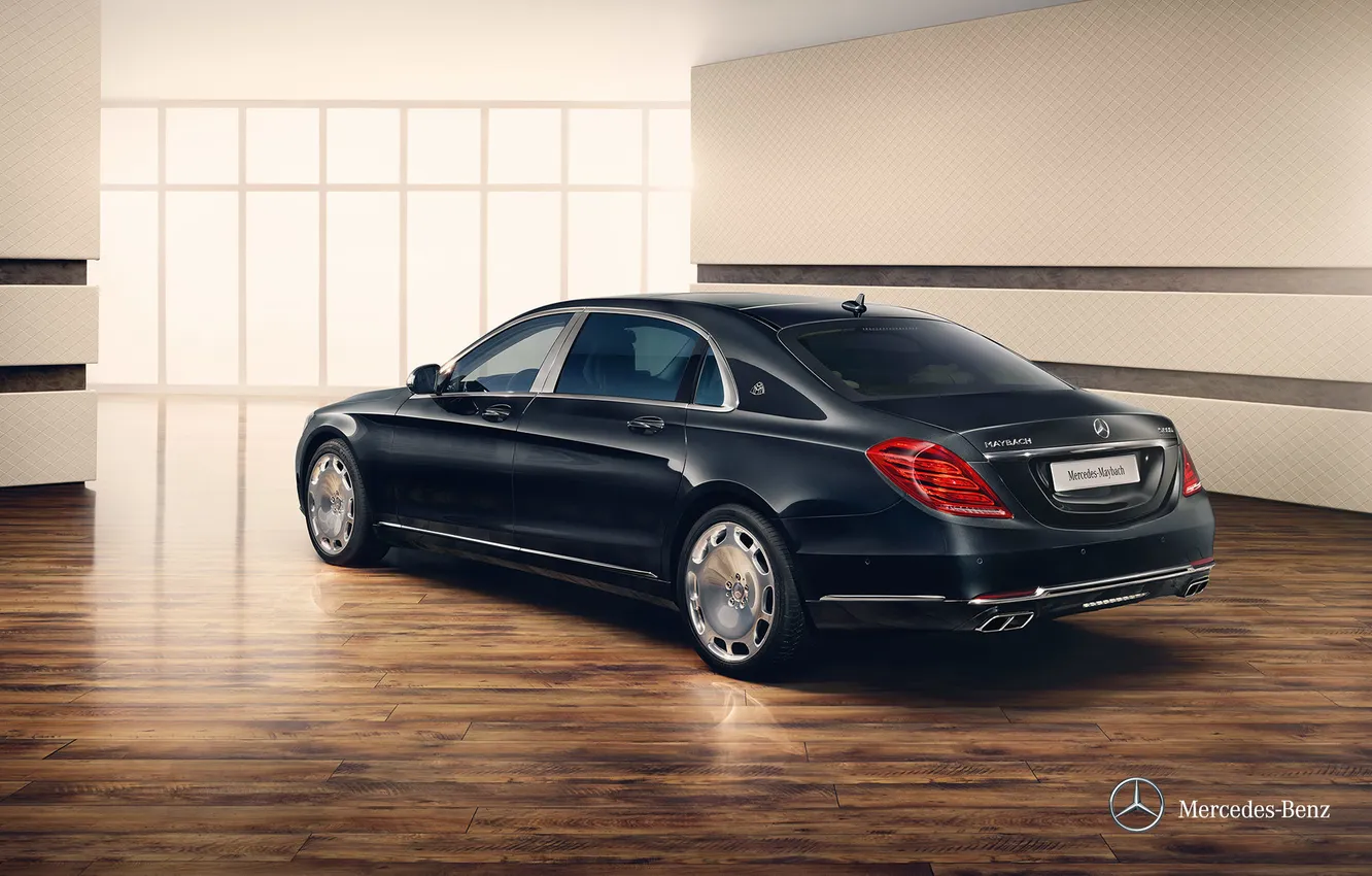 Photo wallpaper Mercedes-Benz, Maybach, Mercedes, Maybach, S-Class, X222, 2015