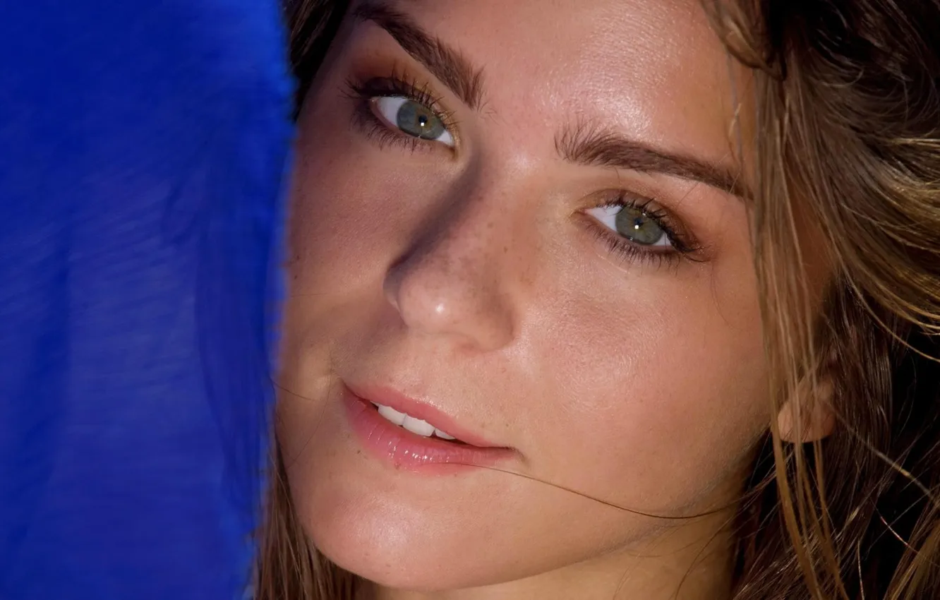 Photo wallpaper face, sweetheart, model, brown hair, Lily C, Raisa, Natalia E