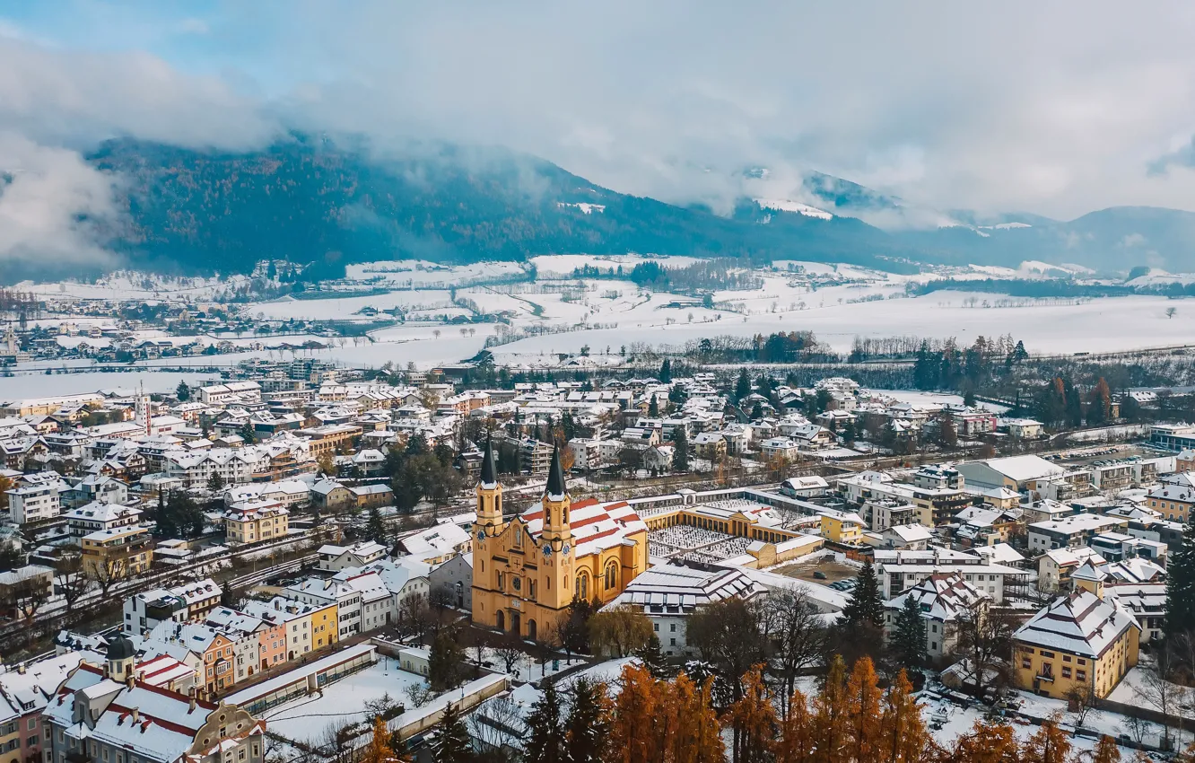 Photo wallpaper Italy, Trentino-Alto Adige, Brunico