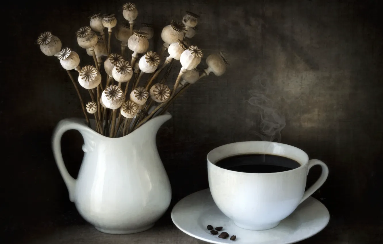 Photo wallpaper Mac, coffee, Cup