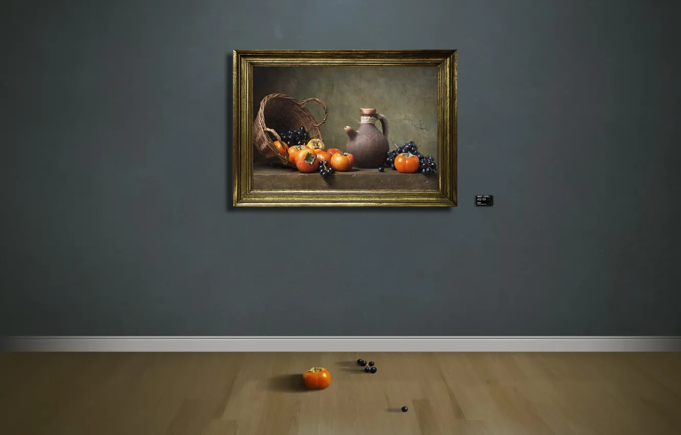 Photo wallpaper wall, picture, floor