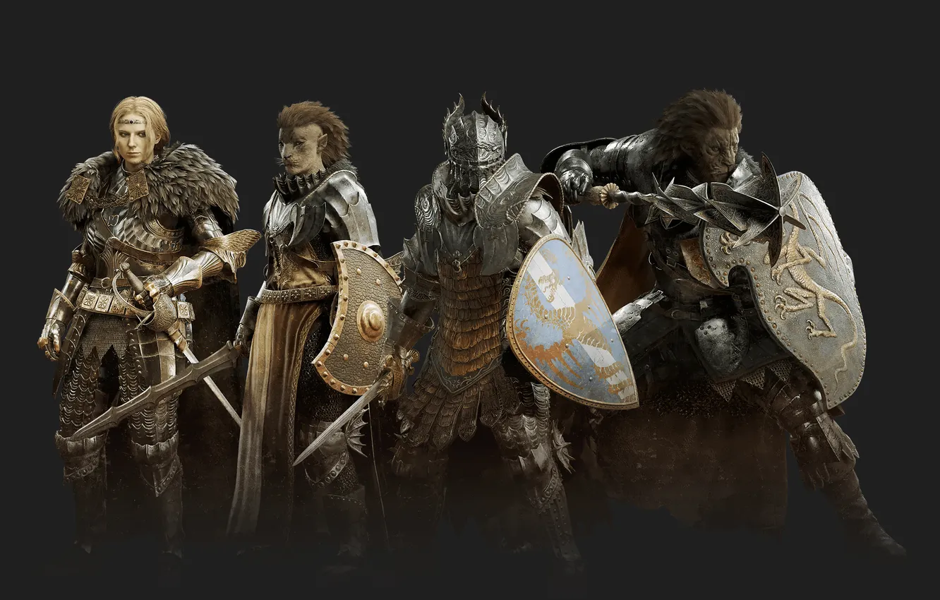 Photo wallpaper the game, class, fighter, characters, Dragon's Dogma 2