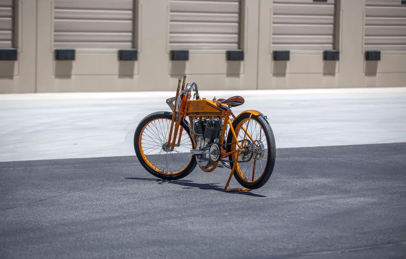 Photo wallpaper Harley-Davidson, 1915, retro motorcycles, Harley-Davidson 11K, retro motorcycles