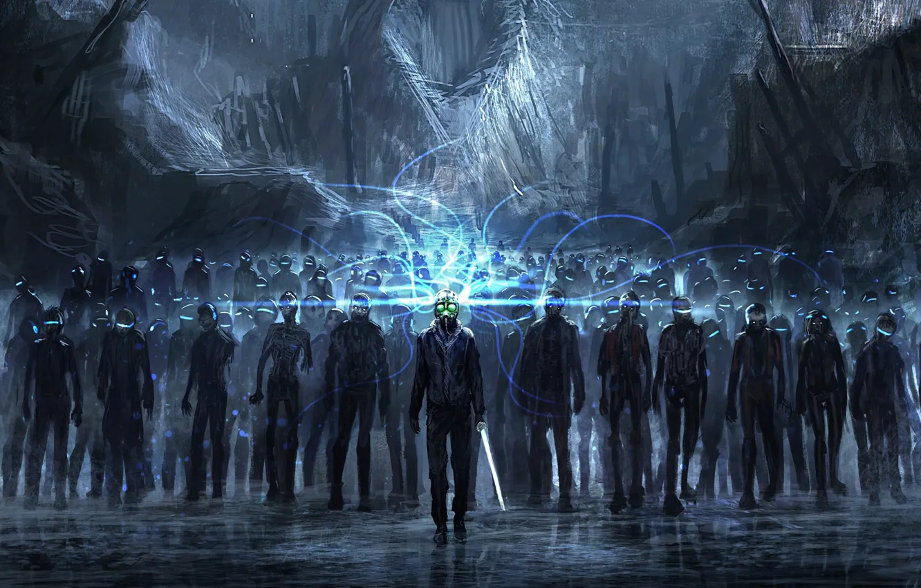 Photo wallpaper art, romance of the Apocalypse, romantically apocalyptic, alexiuss, Army of clerks