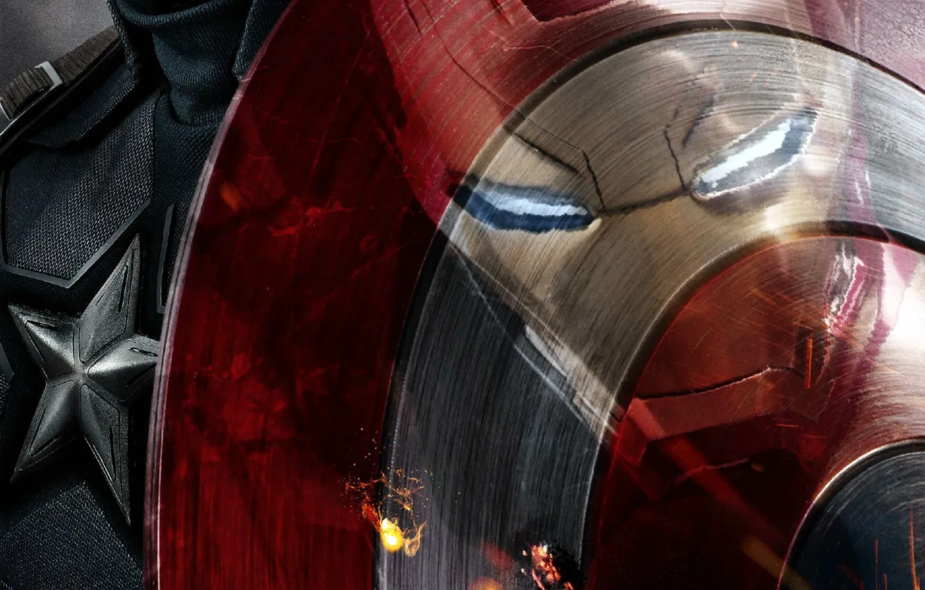 Photo wallpaper The film, Iron Man, Captain America, Captain America: Civil War, The first avenger: the Confrontation