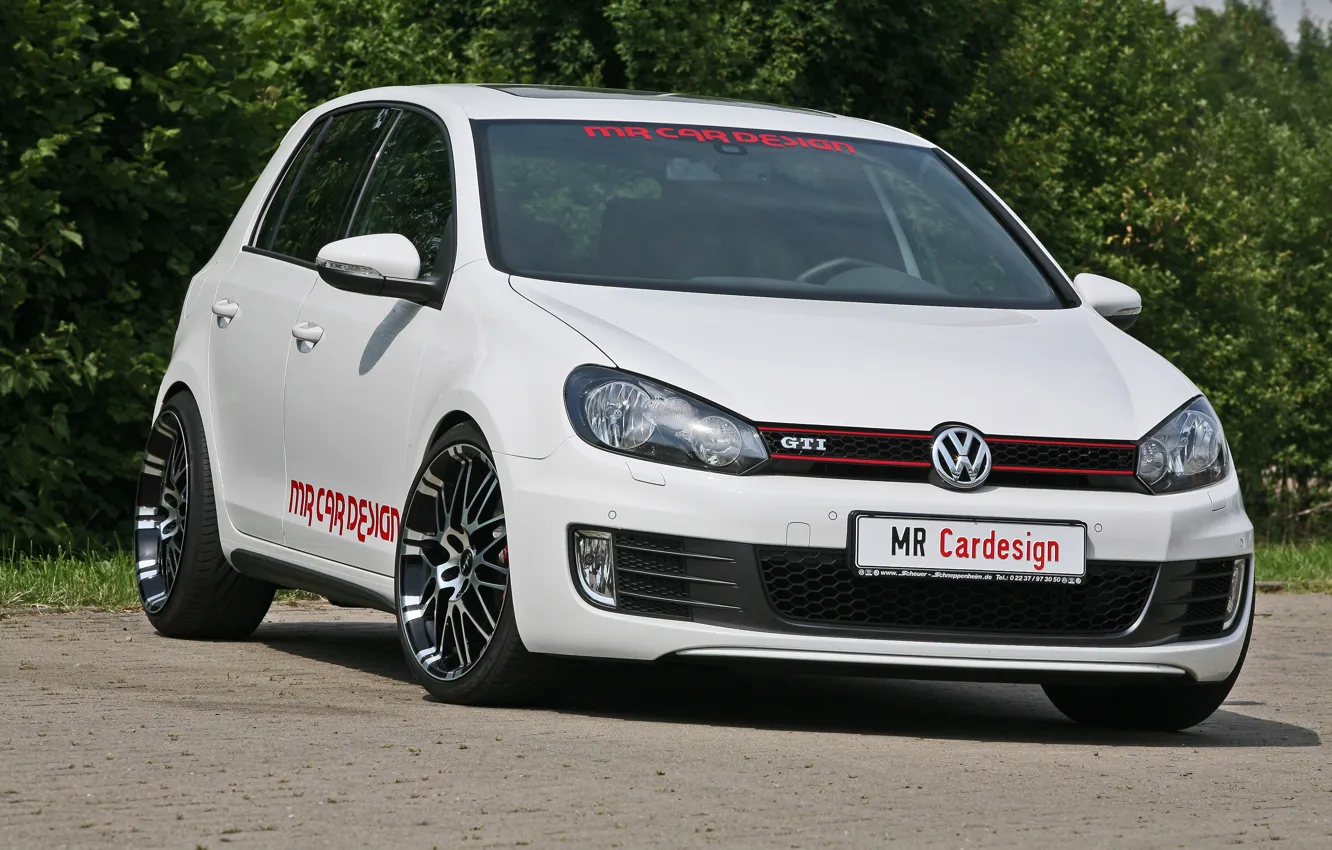 Photo wallpaper car, volkswagen, golf, design, gti