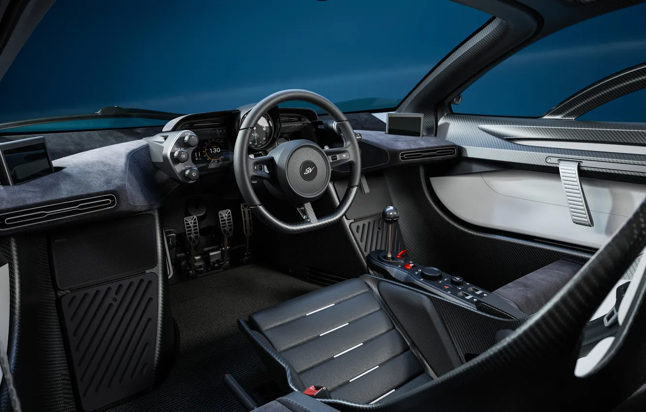 Photo wallpaper interior, the wheel, supercar, the instrument panel, Supercar, Limited Edition, 2026, Gordon Murray Automotive