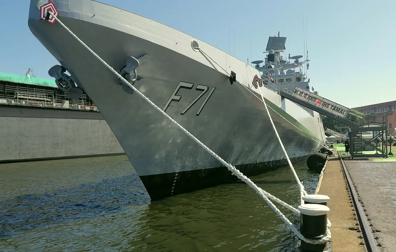 Photo wallpaper frigate, The Indian Navy, INS Tamal