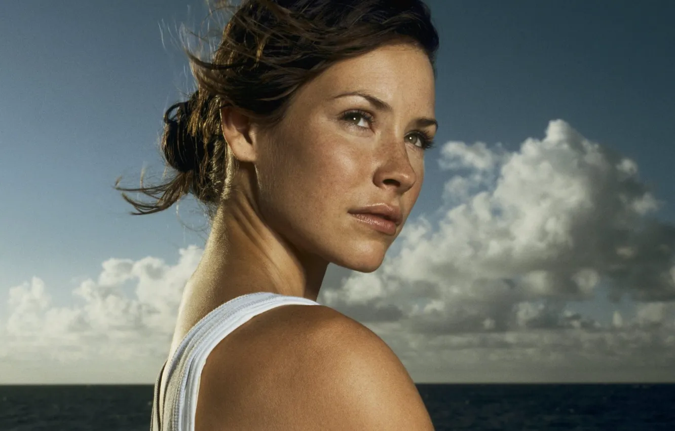 Photo wallpaper portrait, Evangeline Lilly, Kate, Lost