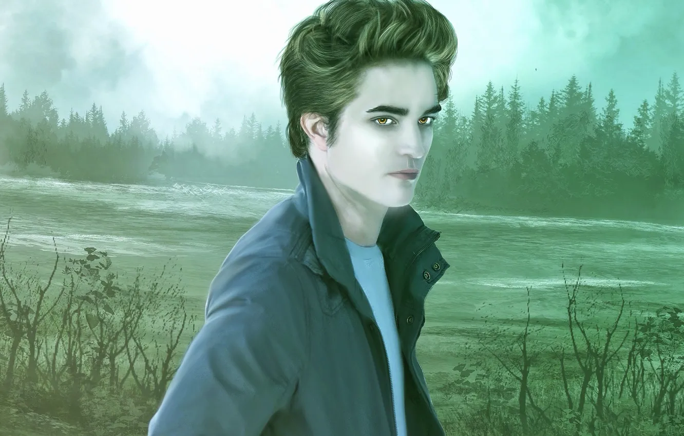 Photo wallpaper art, twilight, Edward Cullen