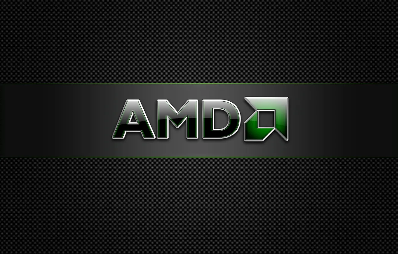 Photo wallpaper logo, AMD, brand