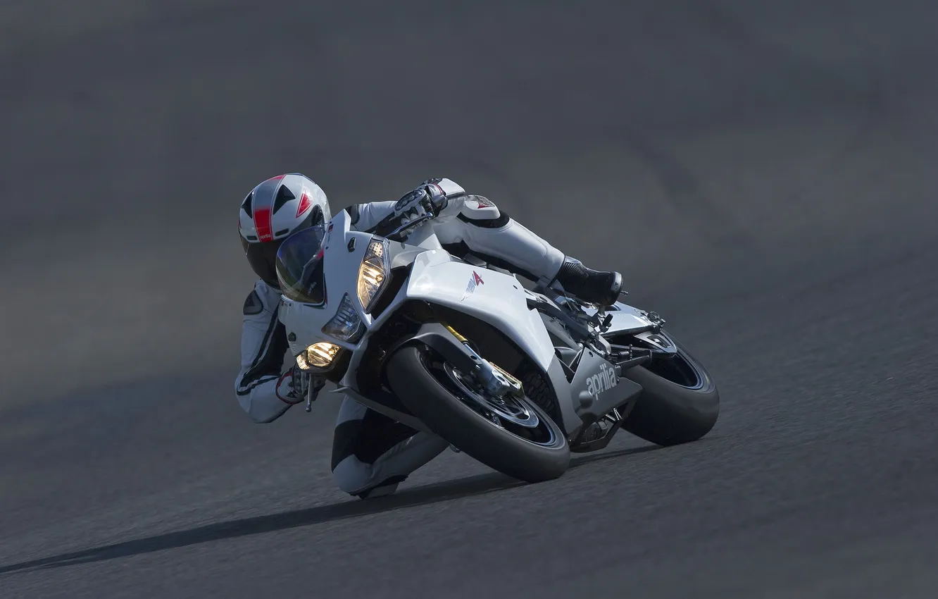 Photo wallpaper road, asphalt, sport, speed, motorcycle, Aprilia, stories, SRV4 R APRC