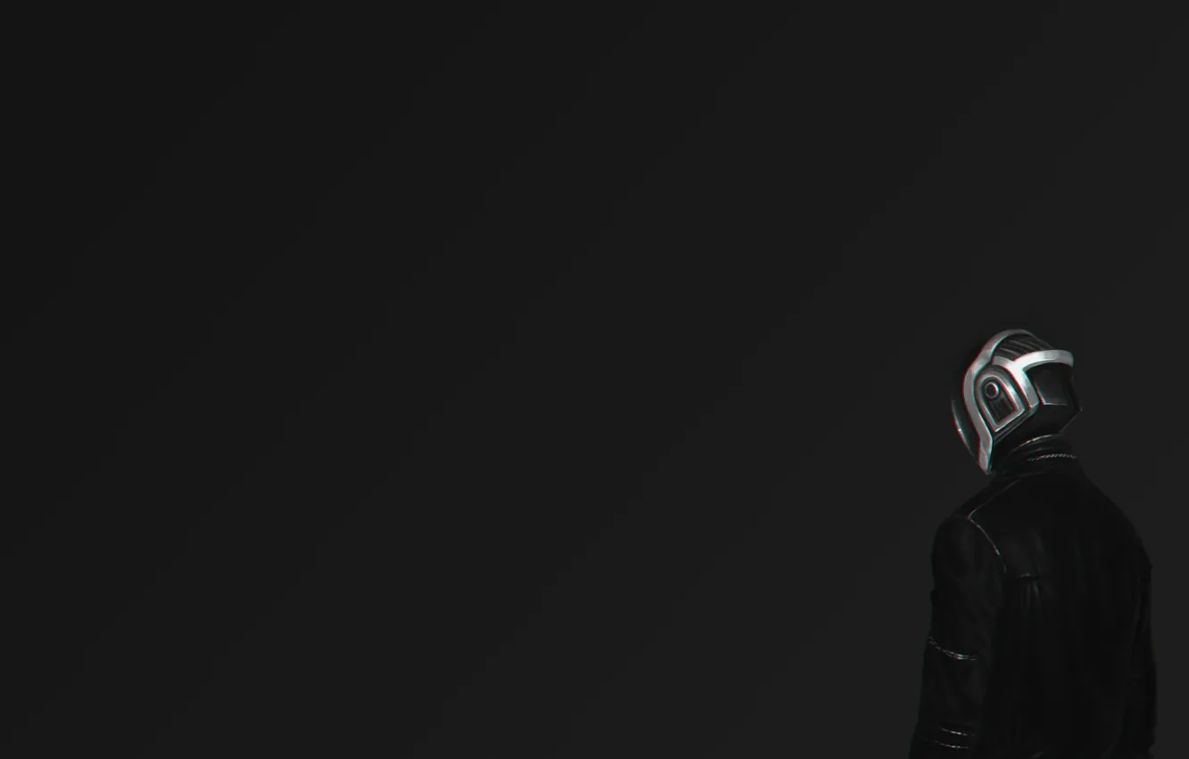 Photo wallpaper music, Guy Manuel de Homem Christo, Daft Punk, Guy Manuel, Daft Punk, mask, back