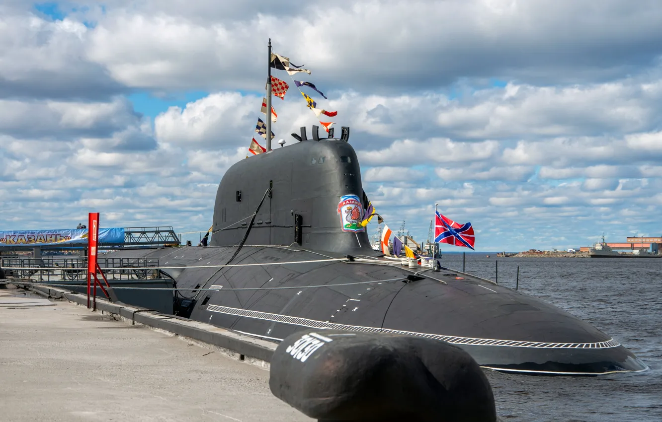 Photo wallpaper boat, Kazan, underwater, atomic