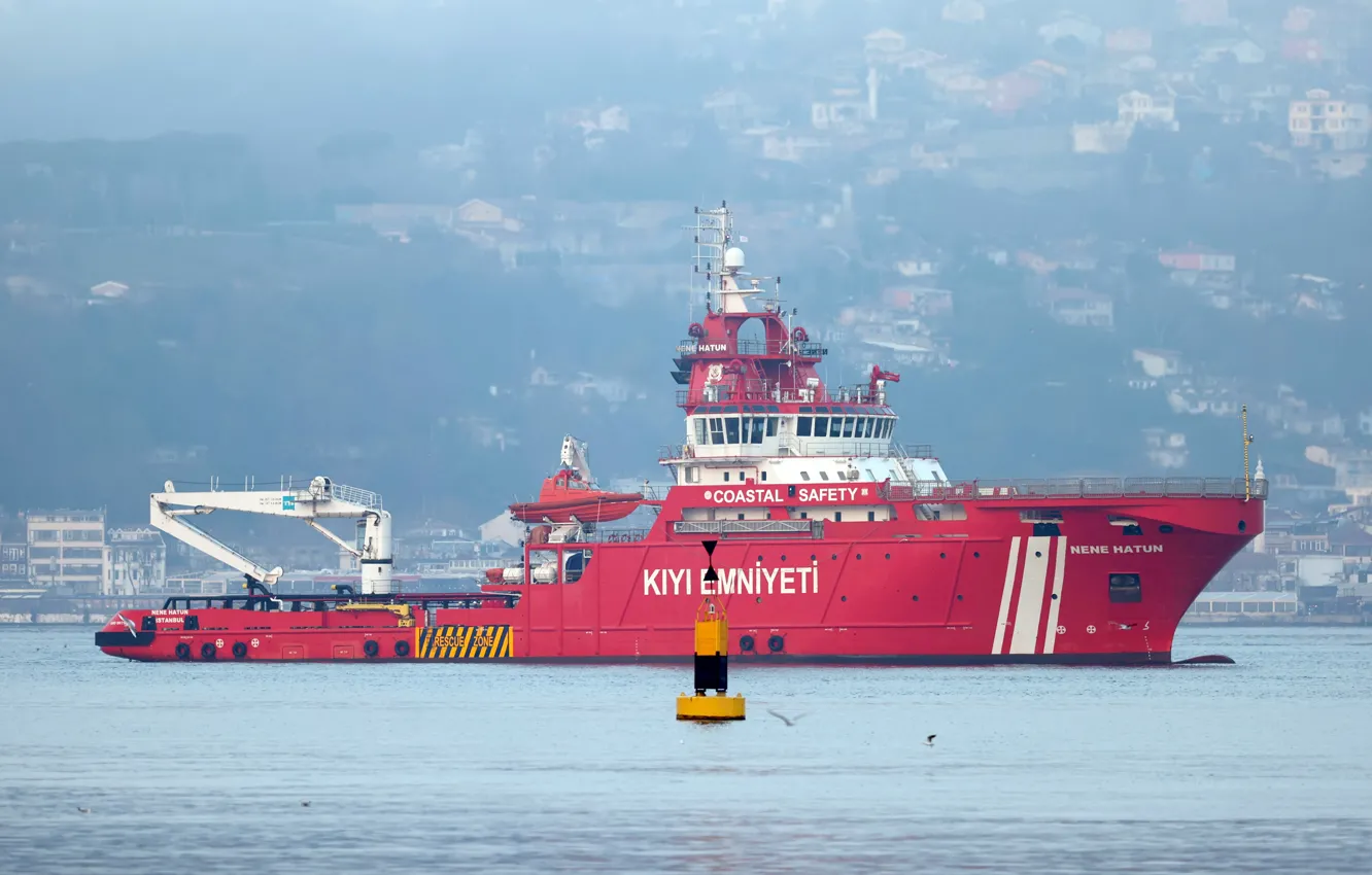 Photo wallpaper The ship, Turkey, rescue, search, Nene Chick