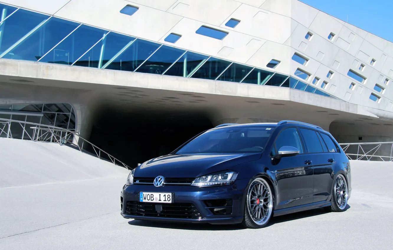 Photo wallpaper Volkswagen, Front, Golf, Golf R, Golf R Variant, Wetterauer Engineering