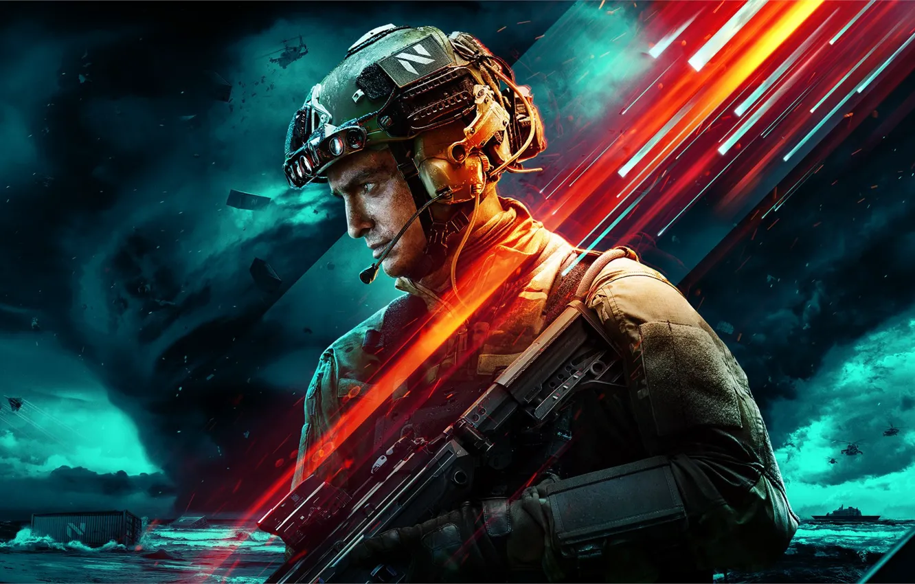 Photo wallpaper battlefield, Electronic Arts, DICE, EA, Battlefield 2042, 2042