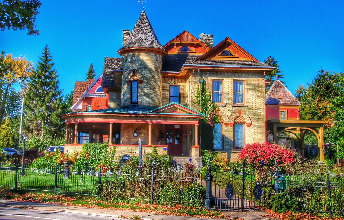 Photo wallpaper HDR, Canada, Canada, mansion, Niagara